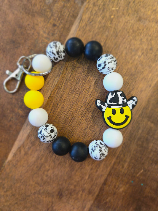 YELLOW SMILEY WRISTLET