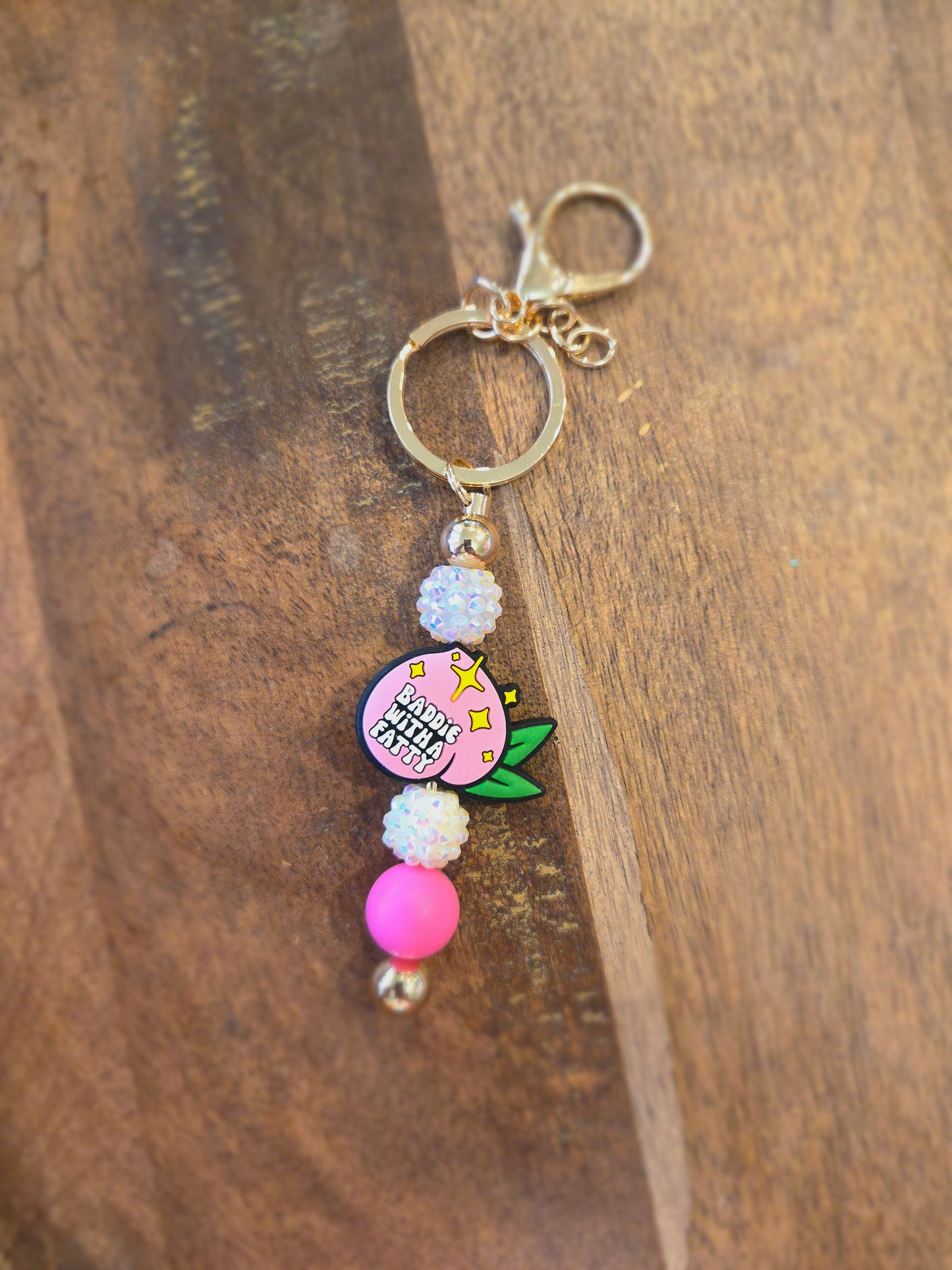 PEACH KEY CHAIN